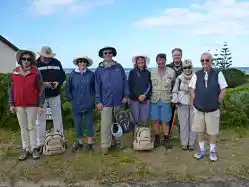 Trail group photo with Sonja